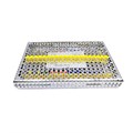 Кассета IMS Infinity DIN, 20 инструментов, 290х184х34, желтая IMEDIN205 - фото 397162