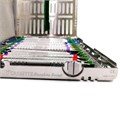Кассета IMS Infinity DIN, 20 инструментов, 290х184х34, зеленая IMEDIN209 - фото 397177