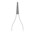 Пинцет Adson, DUROGRIP, анатомический, длина 120 мм BD151R - фото 398568
