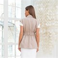 Жилет женский Beauty, бежевый, 42 DRN255-BEG-42 - фото 403142
