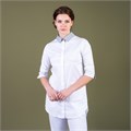 Рубашка женская на кнопках TZ450, белый, 60 TZ450-WHT-60 - фото 403636