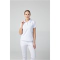 Поло женское DRN110, белый, 50 DRN110-WHT-50 - фото 403832