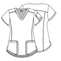 Топ женский Dickies DK730, бирюзовый, L DK730-TLB-L - фото 404178