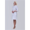 Халат женский 206, стрейч, белый, 60 DOCTOR-BIG-2-06-03-3-60 - фото 405295