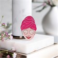 "Значок ""Маска на лицо"" розовый" AW_M45(pink) - фото 406393