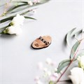 "Значок ""Маска на лицо"" мятный" AW_M45-(mint) - фото 406424