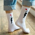 "Носки мужские, ""Девочка с шариком"", белый, 41-45" BSK-MS25-41 - фото 406612