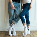 "Носки мужские, ""Девочка с шариком"", белый, 41-45" BSK-MS25-41 - фото 406613