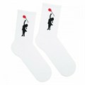 "Носки женсккие, ""Девочка с шариком"", белый, 36-40" BSK-GS25-36 - фото 406622