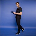 Брюки мужские, R156 тёмно-синий, 3XL R156-115 - фото 406977