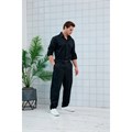 Комбинезон мужской, с поясом с пряжкой, черный, 48 DRN866-BLK-48 - фото 407459
