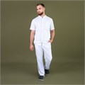 Рубашка мужская на молнии TZ700, белый, 56 TZ700-WHT-56 - фото 407743