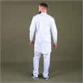 Халат мужской на кнопках TZ810, белый, 50 TZ810-WHT-50 - фото 408796