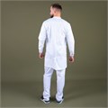 Халат мужской на кнопках TZ810, белый, 58 TZ810-WHT-58 - фото 408850