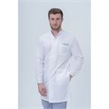 Халат мужской на кнопках TZ810, белый, 62 TZ810-WHT-62 - фото 408857
