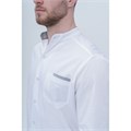 Халат мужской на кнопках TZ810, белый, 62 TZ810-WHT-62 - фото 408861