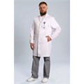 Халат мужской на кнопках 510, белый, 50 DOCTOR-BIG-5-10.2-03-4-50 - фото 409078