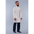 Халат медицинский мужской на кнопках, белый, 60 DOCTOR-BIG-5-02-02-4-60 - фото 409278