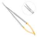 HLW 40-48B - ножницы хирургические изогнутые Micro Schere TC, 170 мм 40-48B - фото 409850
