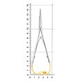 HLW 20-21A - иглодержатель хирургический Mini-Head Lichtenberg TC, 14 см 20-21A - фото 410383