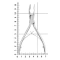 HLW 14-1 - кусачки костные Mini-Friedmann 12 см (рабочая часть 3 мм) 14-1 - фото 411638