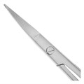 HLW 19-28 - ножницы хирургические изогнутые Castroviejo-Gomel, 140 мм 19-28 - фото 412284