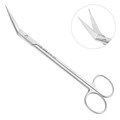 HLW 19-10 - ножницы хирургические угловые Locklin, 16 см 19-10 - фото 412641