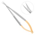 HLW 19-23TC - ножницы хирургические изогнутые Castroviejo TC, 140 мм 19-23TC - фото 413190