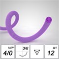 Шовный материал Лактисорб A 4/0 braided RR 19 mm 3/8 75 cm (12 шт), PGL4RR1938-12-75 PGL4RR1938-12-75 - фото 416278