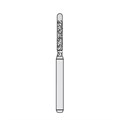 Бор алмазный Ecoline E 881 SC, цилиндр закругленный, турбинный наконечник, D=1.4 мм, черный, 1 шт E-881-SC-314-012_1 - фото 417498