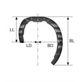 OssBuilder - титановая мембрана, BW 20, BL 11, LL 6, BD 5.5, LD 3.7, горизонтальный SB3H2011F - фото 418049