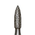 Бор алмазный Ecoline E 860 F, пламевидный, турбинный наконечник, короткий хвостовик, D=0.6 мм, красный, 1 шт E-860-F-313-006_1 - фото 418518