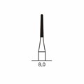 Финишный твердосплавный бор CF 375 R, конус закругленный, турбинный наконечник, D=1.2 мм, L=8.0 мм, синий CF-375-R-314.012 - фото 418620