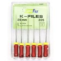 K-Files - ручные файлы, 25 мм, №25, сталь, 6 шт 1831025025-/-18301025025 - фото 420335