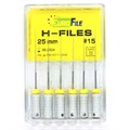 H-Files - ручные файлы, 25 мм, №15, сталь, 6 шт 1832025015-/-18302025015 - фото 420362