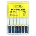 H-Files - ручные файлы, 25 мм, №30, сталь, 6 шт 1832025030-/-18302025030 - фото 420399