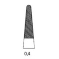 Иглодержатель по MATHIEU, DUROGRIP, длина 200 мм,тонкий, для нитей 4/0-6/0 BM153R - фото 421221