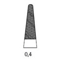 Иглодержатель по MATHIEU, DUROGRIP, длина 140 мм, тонкий, для нитей 4/0-6/0 BM148R - фото 421223