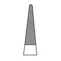 Иглодержатель по CRILE, DUROGRIP, длина 130 мм, для нитей 4/0-6/0 BM012R - фото 421233