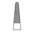 Иглодержатель по DE BAKEY, DUROGRIP, длина 210 мм, тонкий, для нитей 4/0-6/0 BM034R - фото 421243