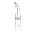 Ножницы для коронок BEEBE, изогнутые, длина 110 мм DP561R - фото 421488