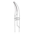 Ножницы для коронок BEEBE, изогнутые, 1 зубчатое лезвие, длина 110 мм DP569R - фото 421495