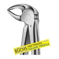 Щипцы BUECHS №33 для удаления зубов, нижние резцы, премоляры и корни DH733R - фото 422085