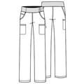 Брюки женские Cherokee CK002, белый, XL CK002-WHT-XL - фото 423958
