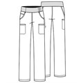 Брюки женские Cherokee CK002, черный, XS CK002-BLK-XS - фото 424243