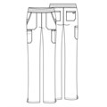 Брюки женские Cherokee WW210, бирюзовый, M WW210-TLBW-M - фото 424692