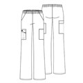 Брюки женские Dickies 86106, серый, XL 86106-GRY-XL - фото 424779