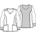 Топ женский Cherokee CK781A, винный, 2XL CK781A-WNPS-2XL - фото 425408