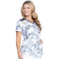 Топ женский Dickies DK602, серые узоры, S DK602-MRMB-S - фото 425606