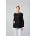 Туника женская с молнией сзади, черный, 40 DRN410-BLK-40 - фото 426351
